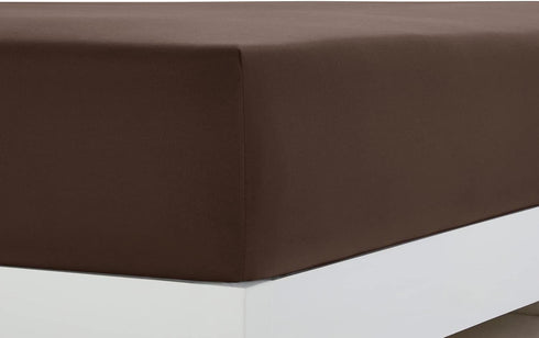 Clara Clark Premier 1800 Series 4pc Bed Sheet Set - Queen, Chocolate Brown...