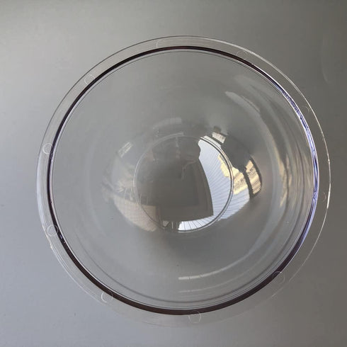 4.3 Inch Outdoor Waterproof Polycarbonate PC Clear Ball Cover Heightened Surveillance Security CCTV Camera Dome Protective Housing Optical Round T...