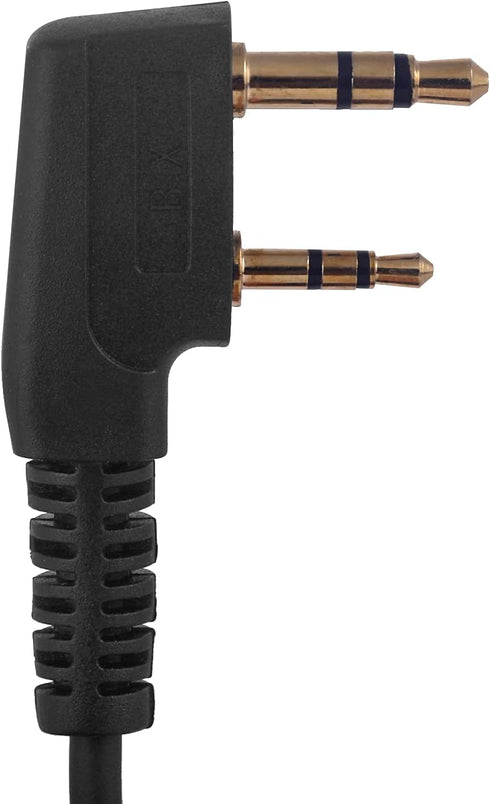 Kenwood Walkie Talkie Earpiece Headset for Baofeng uv-5r uv-9r bf-888s bf-f8hp tk-2202 tk-2402 tk-3402 nx-200 nx-320 Icom Retevis Radio with PU G ...