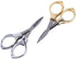 Portable Scissor Keychain Small Mini Folding Scissors Stainless Steel Cutter with Keyring Hole Glassess Shaped Scissors for Travel/School/Office/C...