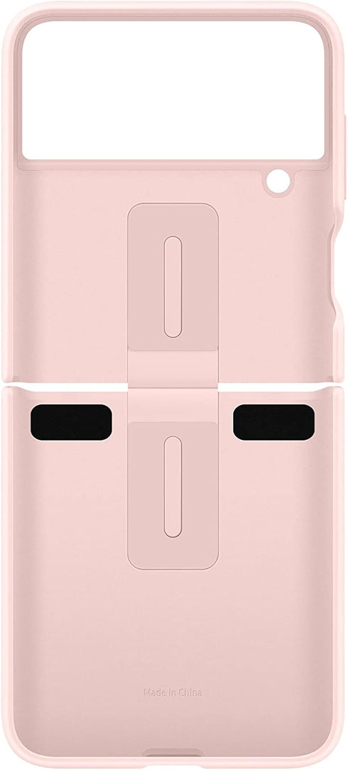 SAMSUNG Galaxy Z Flip 4 Silicone Cover with Ring, Protective Phone Case with Finger Loop, Matte Finish, Bold Style, Handheld Design, US Version, P...