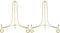 Artliving Metal Plate Stands for Display - 10-Inch Adjustable Easel Holders for Large Decorative Plates, Picture Frames, Cookbooks - Gold (2-Pack)...