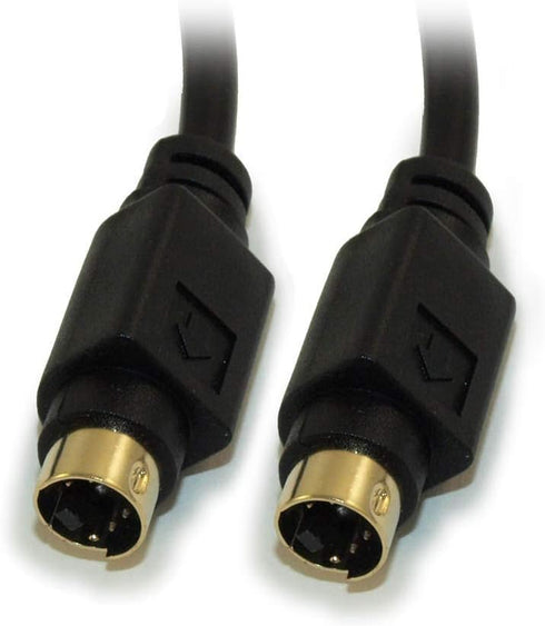 BRENDAZ S-Video - S Video Cable 4 pin SVHS Gold Plated for Camcorders, Home Theater, DSS receivers, VCRs, DVRs, PVRs, DVD Players - SVideo Transfe...
