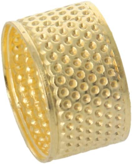 Utoolmart 5pcs Sewing Thimble, Metal Copper Sewing Thimble Finger Protector Finger Shield Ring Fingertip Thimble Sewing Quilting Craft Accessories...