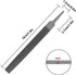 KALIM Half Round Medium Cut File, Double Cut Teeth, 6'' Length, Made of High Carbon Steel, Hand File without Handle Suitable for Wood, Metal, Shar...