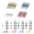 100 PCS Solder Seal Wire Connectors 22-18 Gauge 40mm Long Insulated for Electrical Wire (22-18)......