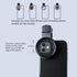 52mm Clip-on Phone Camera Lens Filter, 3 in 1 Phone Lens Filter Kit, CPL Lens + Macro Lens + Star Lens Universal Cellphone Lens Filter Compatible ...