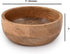 Mango Wood Round bowl Perfect for Nuts, Candy, Appetizer, Snacks, Olive and Salsa. Looks Absolutely Beautiful With Your Kitchen Setting. (5" x 5" ...