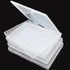 4 Pack Scrapbooking Paper Storage File Boxes B6 Plastic Box for Documents Magazines Paper Photos Stamps Cards Envelope Protector Office Supplies F...