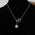 BNQL Autism Awareness Puzzle Lariat Necklace Motivational Autism Gift (Silver Y necklace)...