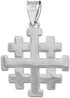 925 Sterling Silver Templar Crusaders Jerusalem Cross Pendant...