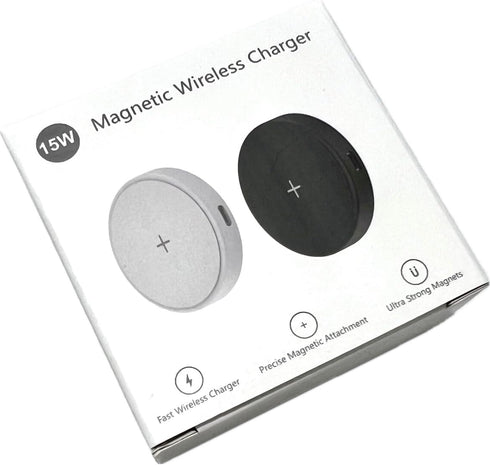 EDS M1 Wireless Charger, 15W Fast Phone AirPod Wireless Charging disc pad Compatible with iPhone 15/15 Plus/15 Pro Max/14/13/SE 2022/12/11/X/8 Sam...