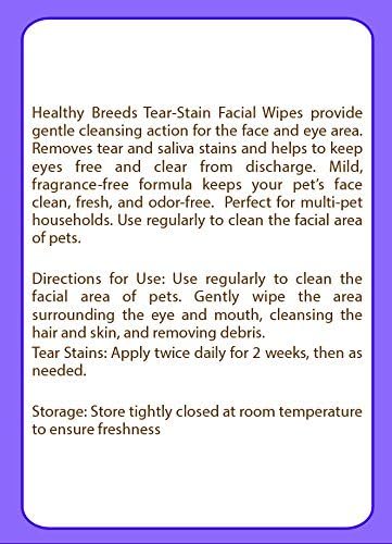 Healthy Breeds Tibetan Mastiff Tear Stain Wipes 70 Count...