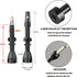 2pcs 44mm Presta Tubeless Valve Stem Aluminum Alloy Tubeless Valves with Presta Valve Core Remover Tool and Valve Stem Caps for Tubeless Tires Roa...