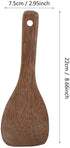 Fdit Kitchen Cooking Tool Shovel Wooden Spatula Fried Rice Turner Utensils Cooking Roasting(Semicircular)...