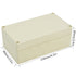 LeMotech Waterproof Dustproof IP65 ABS Plastic Junction Box Universal Electric Project Enclosure Pale Gray 6.2 x 3.54 x 2.3 inch (158 x 90 x 60 mm...