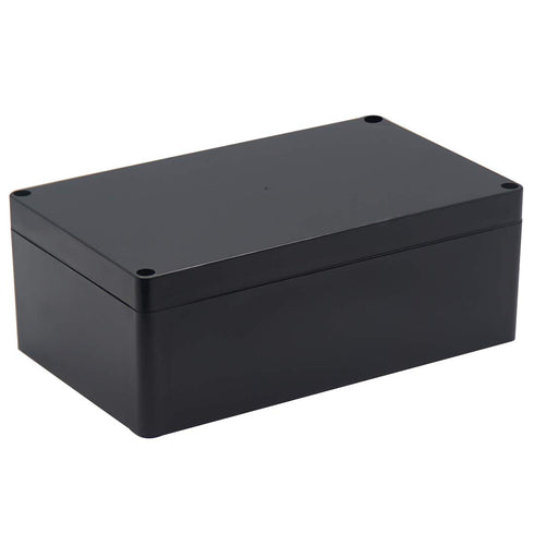 Project Box IP65 Waterproof Dustproof Junction Boxes ABS Plastic DIY Electronic Case, Indoor & Outdoor Electrical Box Power Cord Enclosure Black 7...