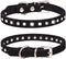 Puppy Dog Collar with Crystal Diamond Colorful Bling Girl Puppy Small Dog Cat Collars (XXS, Black)...
