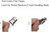 HAHIYO Twist Purse Closure Turn Locks Clip Clasp Easy Install with Online Instructions Picture for Wallet Briefcase Clutch Handbag 1.1 Inch Length...