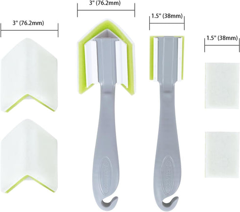 ROLLINGDOG Paint Pad Set - 6PC Corner Painting tool Trim Paint Edger Tool with Replacement for Walls,Detail Painting,Trim...