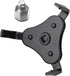 1 Pack Oil Filter Wrench, Adjustable 3 Jaw Oil Filter Wrench, Universal Oil Filter Removal Tool for 2"-4.2" Diameter Oil Filter (Black & White)...