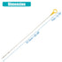 Engine Oil Dipstick Fit for Ford Explorer Edge Taurus Lincoln 3.5L 3.7L Engine, FANLIDE Engine Oil Level Indicator Replacement DG1Z-6750-AB 921052...