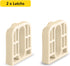 Retractable Baby Gate Replacement Parts, 55" W x 33" H Retractable Baby Gate Extensions (Including 2 x Latches + 2 x Brackets + 1 Set of Screws) f...