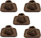 ibasenice Volcano Science Kit,5pcs Volcanic Model Volcano Eruption Prop Scientific DIY Demonstration Model for 15 Years Old...