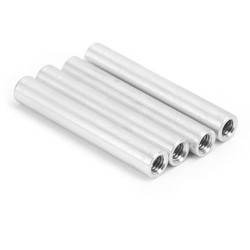 4PCS Female Screw Round Standoff 38mm Aluminum Standoff Screw Nut Threaded Pillar for Robotics Various Connection...
