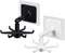 Hanging Utensil Holder Hooks Kitchen Utensil Hanger Wall Mount 360 Degrees Rotating Folding Hook Self Adhesive Hook Utensil Rack with 6 Hooks for ...