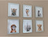 EPHANY Baby Animal Posters and Prints Baby Nursery Decor Pictures Set of 6 (Unframed) Cute Animal Photography Wall Prints for Baby Boys & Girls Ro...