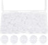 100pcs 1/2 Resin 2 Hole Buttons with Storage Box, 1/2 Inch White Round Sewing Buttons Shirt Buttons Bulk for Crochet Projects Crafts Eye Replaceme...