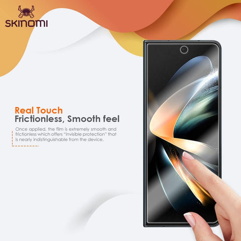 Skinomi Screen Protector Compatible with Samsung Galaxy Z Fold 4 (2-Pack) Clear TechSkin TPU Anti-Bubble HD Film......