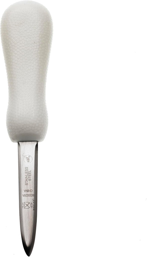 Mercer Culinary Boston Style Oyster Knife with Poly Handle, 3 Inch, White...