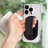 Sinjimoru for MagSafe Grip, Magnetic Phone Grip for MagSafe Stand, Strong Magnetic Phone Holder for iPhone 15 14 13 12. M-SGrip Black......