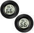 Meggsi 2 Pack Mini Digital Hygrometer Gauge Indoor Thermometer, LCD Monitor Temperature Outdoor Humidity Meter for Greenhouse Jars Incubators Guitar Case, Fahrenheit (?) or Celsius(?)