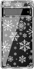for Google Pixel 7 Pro Case, Winter Christmas Style with Cute Snowflake Design Transparent Soft TPU Protective Clear Case Compatible for Google Pi...