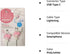 Kasoyo Sanrio My Melody Cable Protector Cell Phones Accessories 2pcs Set for iPhone (Lightning Cable)......