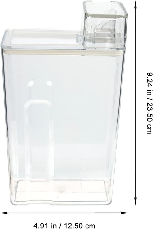 Ipetboom Laundry Dispenser Laundry Dispenser?1 Pc Refillable Laundry Container Transparent Liquid Dispenser Laundry Canister...