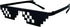 Lorigun Thug Life Glasses Pixel Sunglasses for Party, Deal with it Glasses Bachelor Party Decor...