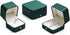 Oirlv Gorgeous Blackish Green Ring Box Premium Leather Ring Bearer Box for Wedding,Proposal Jewelry Gift Case...