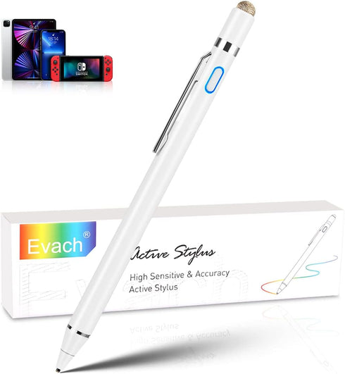 Stylus Pen for Samsung Galaxy Tab A8 A7 - High-Precision Fine Tip Digital Pencil with Magnetic Fabric Cap 2 in 1 Sensitive,Good for Writing and Dr...