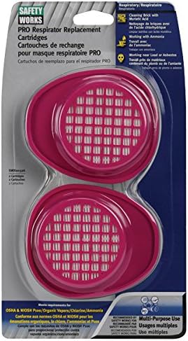 Safety Works SWX00326 Professional Multi-Purpose Respirator Replacement Cartridges...