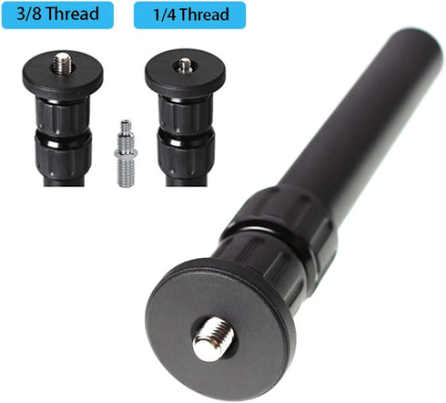Tripod Center Column Extension Camera Mount Extender Telescopic Rod 3 Section Pole for Monopod DSLR Photo Studio Outdoor Macro Shooting...