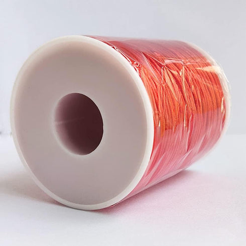 1.5 mm Nylon Satin Cord Beading Braided Thread String for Macrame Bracelets Chinese Knotting,Necklaces,Jewelry Making 109 Yards (Red)...