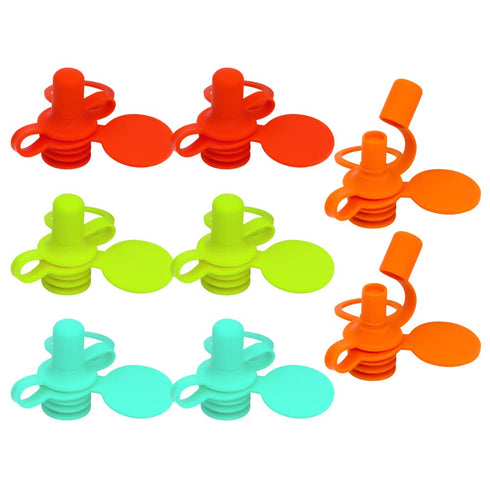 Morlike Baby Water Bottle Cap Silicone Bottles Top Spout Adapter Replacement for Toddlers Kids and Adults, Protects Kids Mouth - No Spill & BPA Fr...