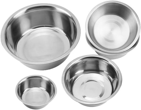 Greendale Set 2 (2 Cup Capacity) - Stainless Steel Metal Dog Bowls - Perfect for Dog Food, Water and as Replacement Bowls for Elevated Stands...