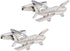 Executive Silver Aviation Piper Plane Cufflinks for Men...
