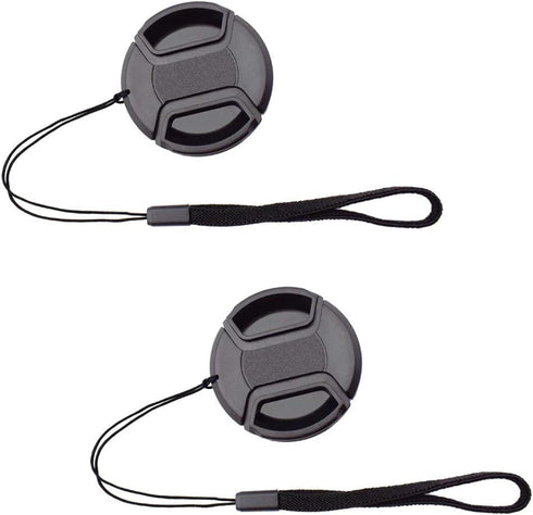 77mm Lens Cap for Canon RF 24-105mm F/4L Lens for Canon EOS R/EOS RP with Keeper,ULBTER Center Pinch Lens Cap & Lens Cover Strap Keeper Leash -2 P...