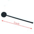 7 Inches Cocktail Swizzle Stick - Disc Top Drink Stirrers Plastic Coffee Whiskey Stirrers Pack of 50 (Black)...